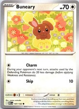 Buneary 107/132 Common Mega Evolution Pokemon NM