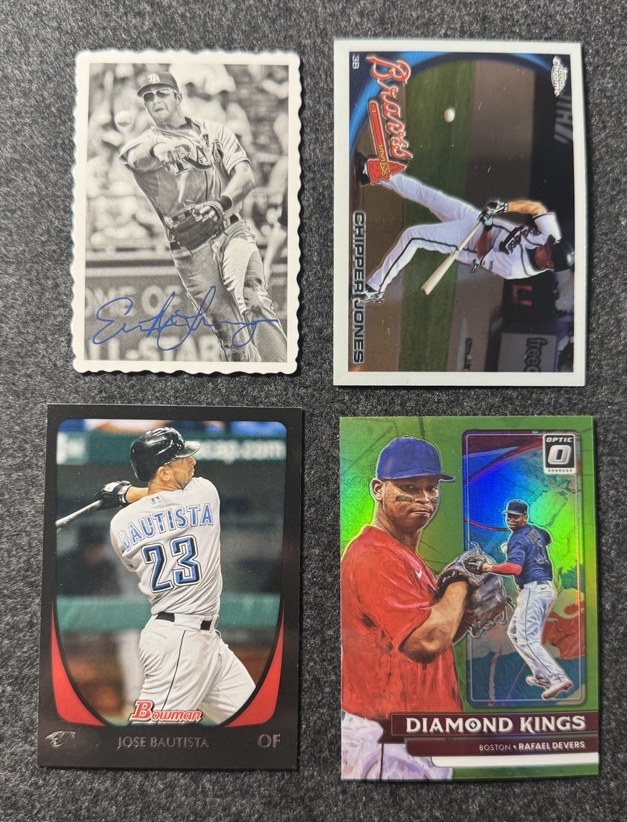 MLB Baseball Card Lot (8) Cards - Topps, Panini, Pinnacle