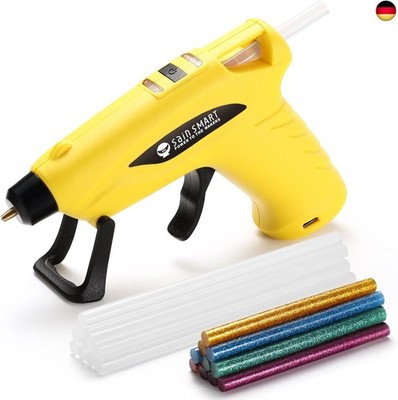 SainSmart Mini-Heißklebepistole ohne Kabel mit Tropfschutz und 20 Klebesticks 