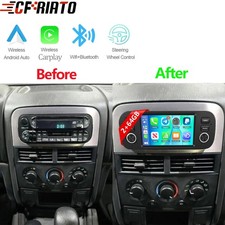 For Jeep Grand Cherokee 1999-2004 Apple Carplay Car Stereo Radio Android 15.0 BT