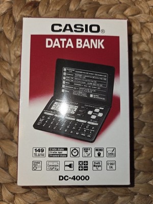 Retro RARITÄT: CASIO Data Bank DC-4000 OVP Vintage PDA 90er | Komplett in Box