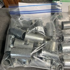 Assorted EMT Set Screw Coupling 1/2 -3/4 Halex, Steel CityPlz Read Discription