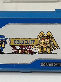 Vintage 1988 Nintendo Game & Watch GOLD CLIFF Multi Screen nice NO Bleed Works