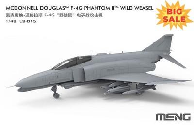 Special Sale! MENG LS-015 1/48McDonnell Douglas F-4G Phantom II Wild Weasel Kit