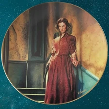 Collector Plate Gone With The Wind "Brave Scarlett" By Paul Jennis 1993