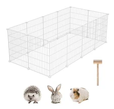 C&AHOME 12-Panel Pet Playpen for Small Animals - Exercise Pen, Folding