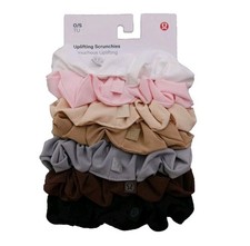 New Lululemon Uplifting Scrunchies 7 Pack One Size BGLW/STLD LW9DYLS
