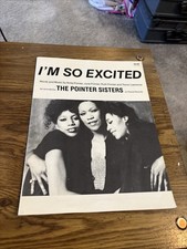 I'm So Excited Sheet Music by the Pointer Sisters, Anita, June and Ruth  1982