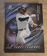 2019 Bowman Platinum #PP-12 Miguel Andujar New York Yankees Platinum Presence