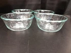 4 -pyrex 464 Custard Cups/Ramekins-10oz-300mi-Scalloped Edge 3 Ring