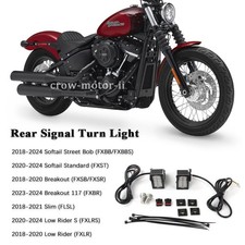 For Harley Softail Standard FXST 2020-2024 Rear Turn Signal Tail LED Lights Lamp
