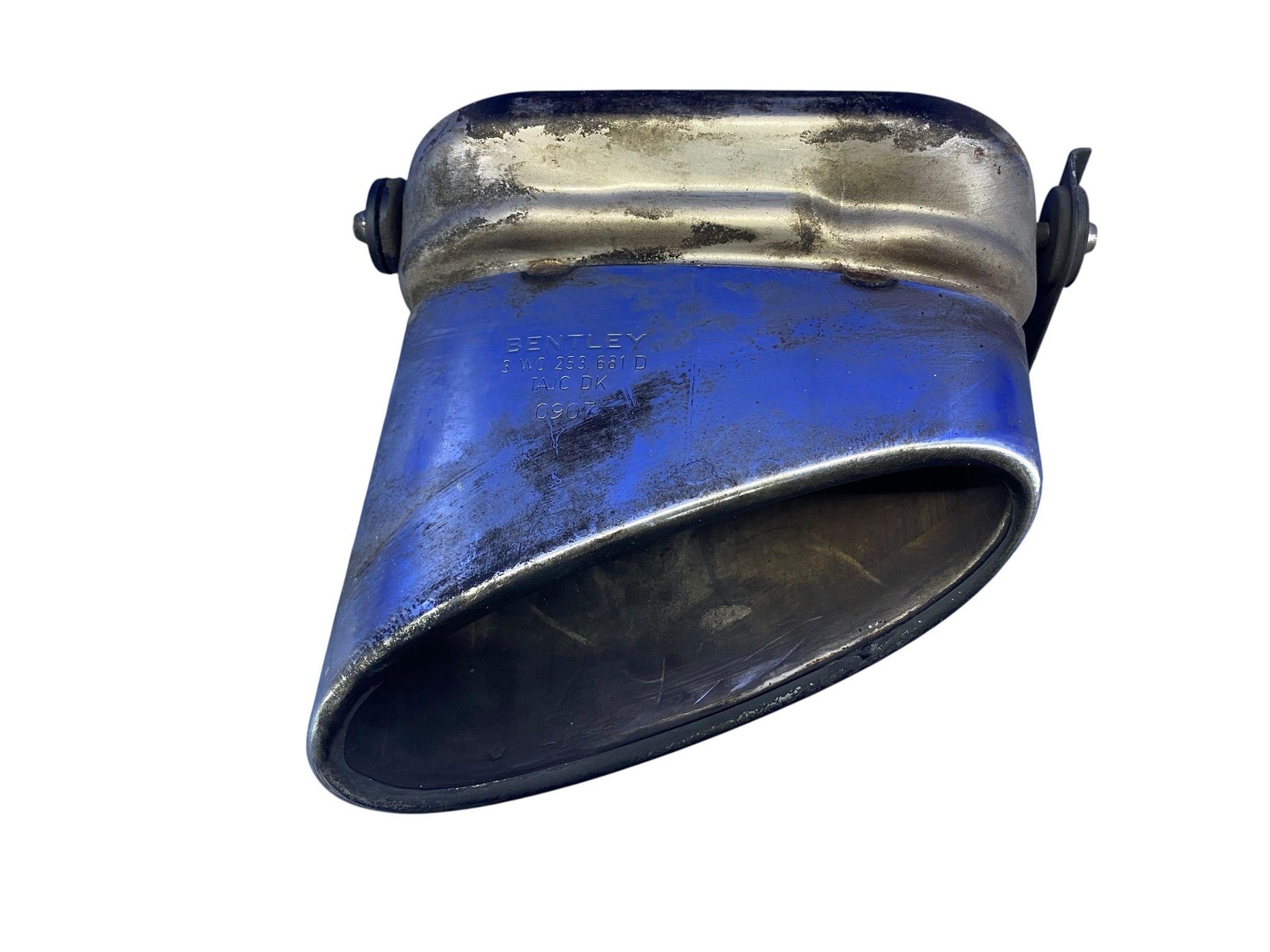 2003-2012 BENTLEY CONTINENTAL GTC REAR LEFT EXHAUST MUFFLER TIP CHROME *SCRATCH*