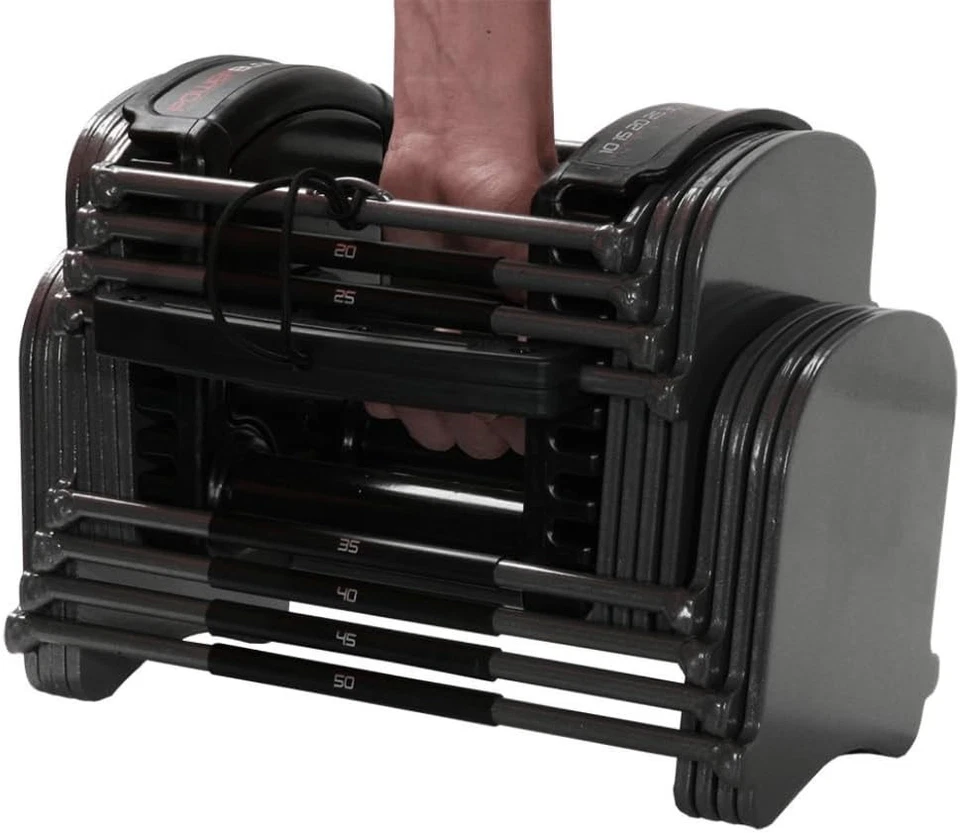 MANCUERNA AJUSTABLE POWERBLOCK SPORT 50, 50 LB (INDIVIDUAL) - NEGRA/GRIS Foto 3 de 4