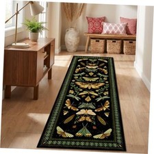 Hallway Runner Rug Non Slip Kitchen Runner Rug Washable 2x6 Moth