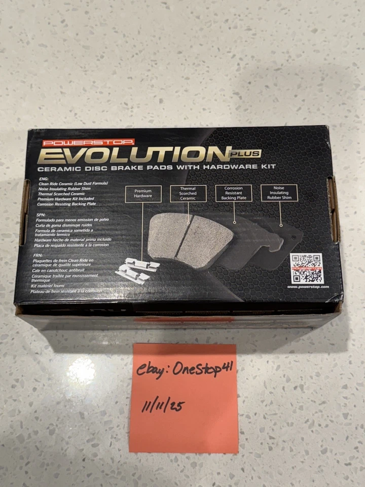 17793 本田奥德赛 1999 - 2004 年前陶瓷刹车片一对两 (2) Z17-793 — 第 4/4 张图片