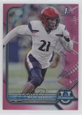 2021-22 Bowman U Chrome Prospects Pink Refractor Myjai Sanders #16 11pj