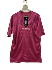 Maglia Arbitro Diadora Italia FIGC AIA Rosa Taglia S Pit to Pit 20,5" #78
