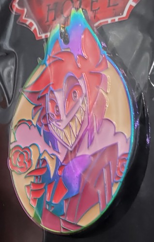 Hazbin Hotel Alastor Spring Rainbow Plated Limited Enamel Pin Vivziepop - Picture 23 of 24