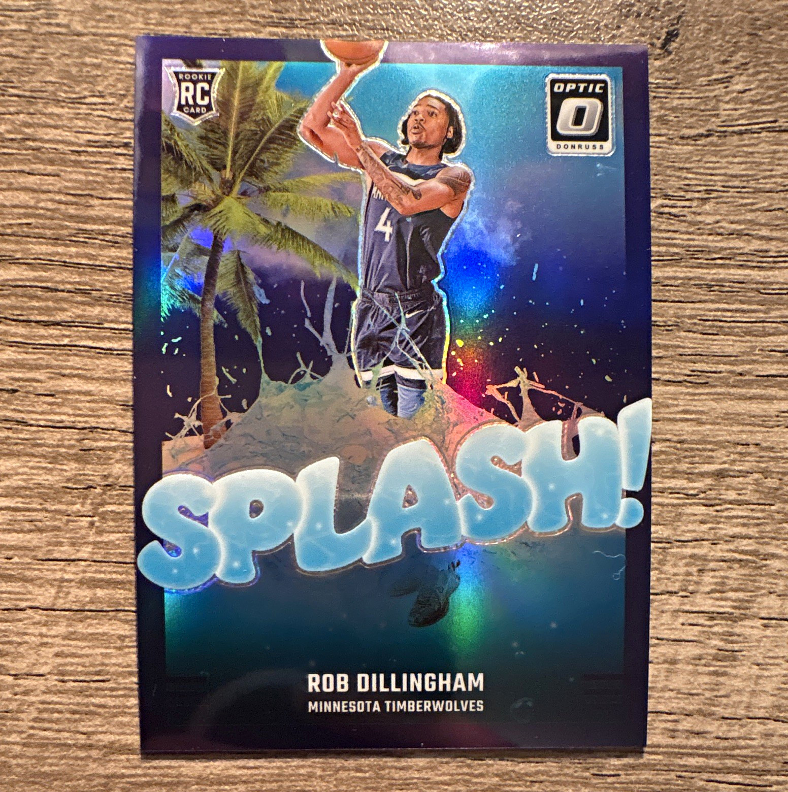 Panini Rob Dillingham Rookie 3-Card Lot Optic Mosaic Splash #8 NBA Debut #270