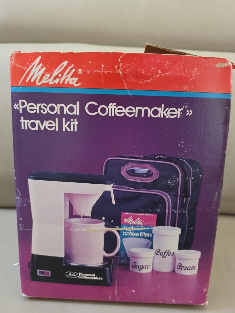 Vintage 1984 Melitta Personal Coffee Maker Travel Kit | eBay