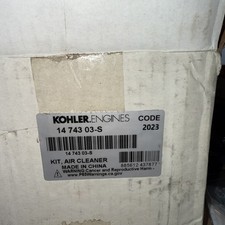Genuine Kohler 14 743 03-S Air Cleaner Kit OEM Air Filter Assembly New