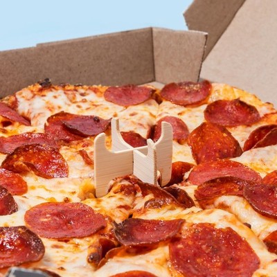 Bamboo Pizza Saver 2000 Count | Eco-Friendly Box Spacer PIZZA Real Wood!