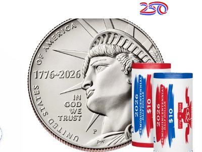 2026 Enduring Liberty Half Dollar P &D  2 Coin Set  1776-2026 SemiQuincentennial