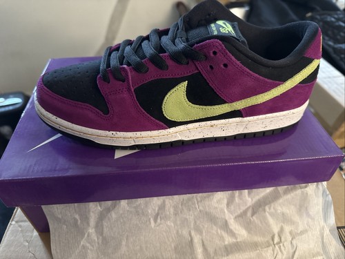 Size 10 - Nike Dunk Pro SB Low Red Plum