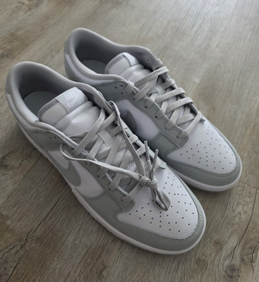 Nike Dunk Low Retro Herren Sneaker Weiß/Grau EU 47 UK 11.5 DD1391-103