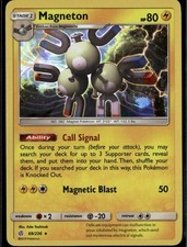Carta Pokemon Magneton Holo rara SM Eclissi Cosmica 69/236 Fulmine