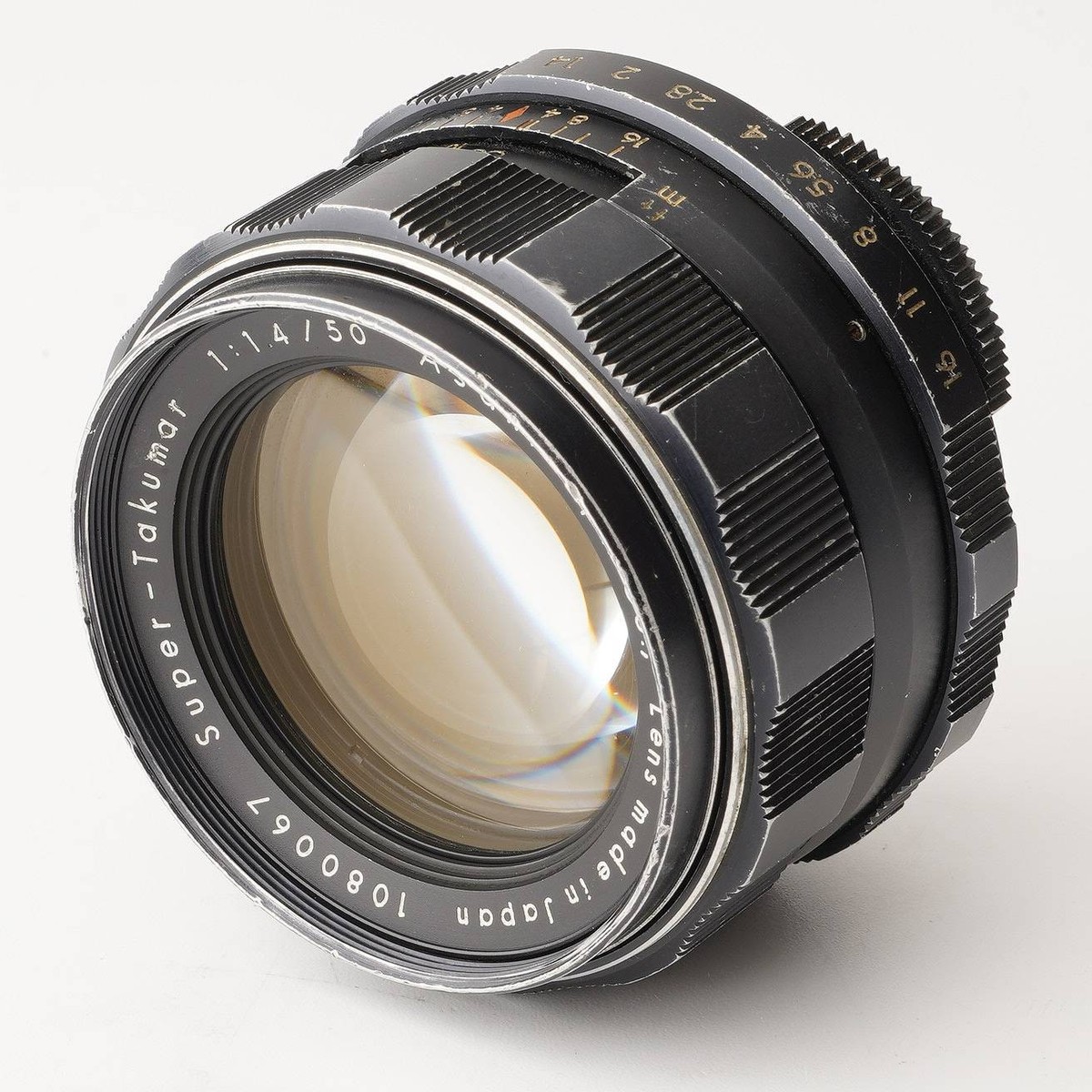 Pentax Asahi Super Takumar 50mm f/1.4 Early Model 8 elements