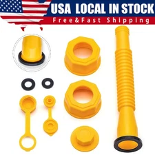 Replacement Gas Can Spout Nozzle Vent Kit for Plastic Gas Cans Old Style Cap