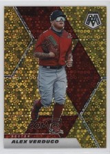 2021 Panini Mosaic Quick Pitch Gold Mosaic Prizm 9/10 Alex Verdugo #200 s5q
