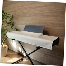 88 Keys Piano Keyboard Dust Cover PiuColor, Designed by Light Beige