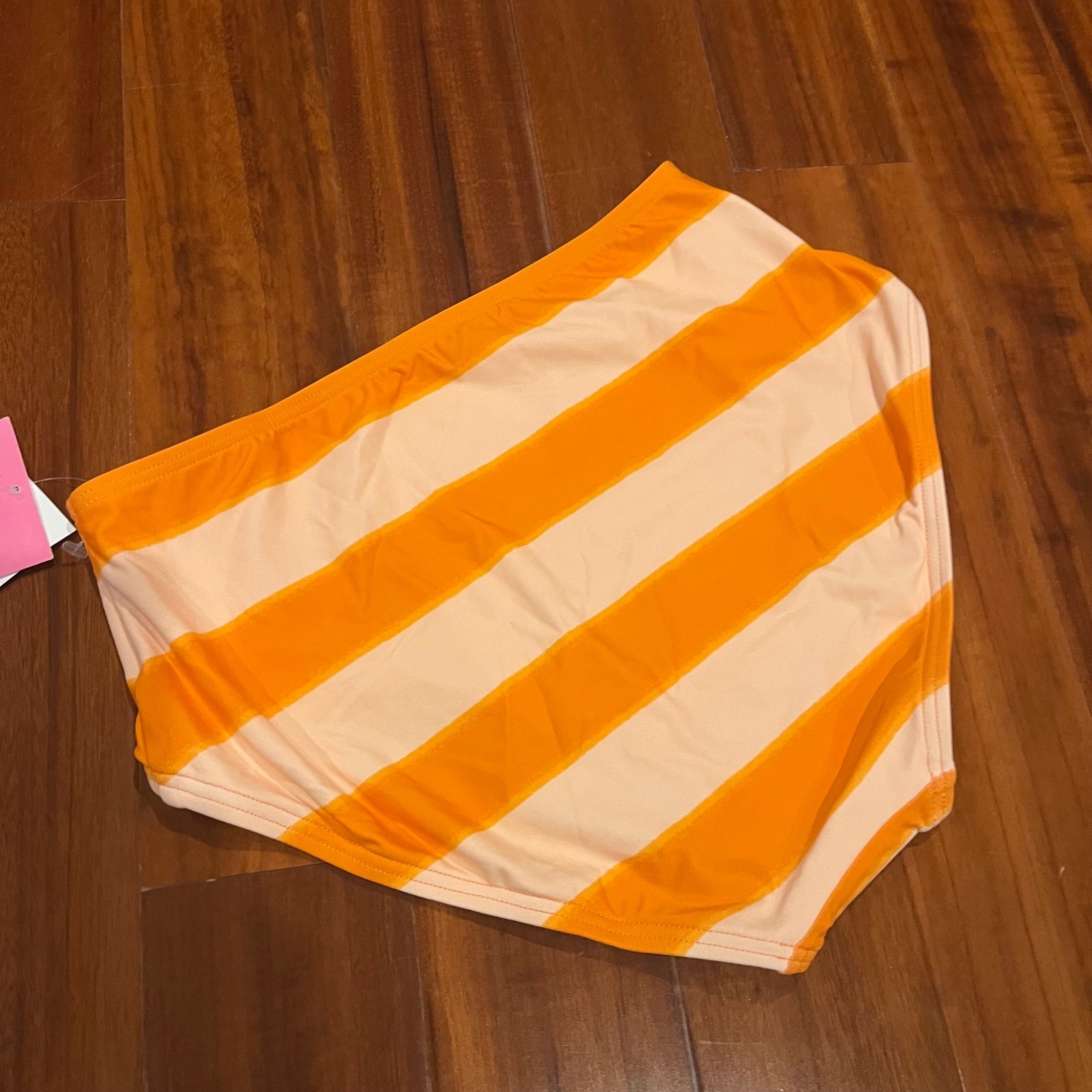 Kate Spade Bikini Bottom Swim Orange Soda Stripe Swimwear New NWT Extra Small XS thumbnail 4