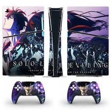 Solo Leveling Anime PS5 Slim Vinyl Decal With 2 Controller Skins