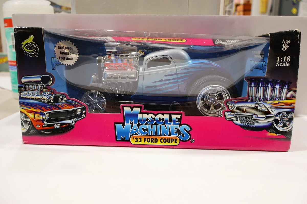 Muscle Machines Funline 1:18 1933 Ford Coupe Diecast Car non mint