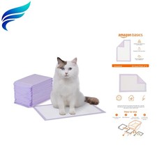 20 Count Durable Unscented Cat Litter Pads - Fits Most Litter Boxes Easily