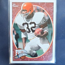Upper Deck 2008 Football Heroes Jim Brown Legendary Heroes #226 Browns Card