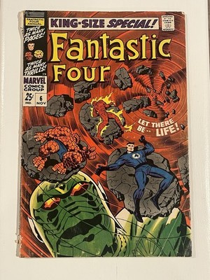 Fantastic Four Annual #6/Silver Age Marvel Comic Book/Birth of Franklin/GD