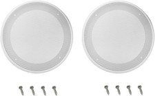 2 Pcs 6.5 Inches Ceiling Speaker Grille Cover Home Decorative Mesh...