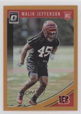 2018 Donruss Optic Rookies Orange Prizm 175/199 Malik Jefferson #123 y0i