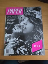 Paper Magazine December 2007 January 2008 M.I.A. Gus Van Sant Vol. 24 No. 6