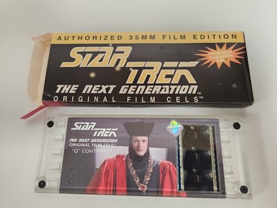 Star Trek The Next Generation ''Q'' Continuum 35 mm Film Cel #12621 Pre-Owned