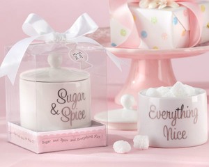 12 Sugar Spice Everything Nice Ceramic Sugar Bowl Baby Shower