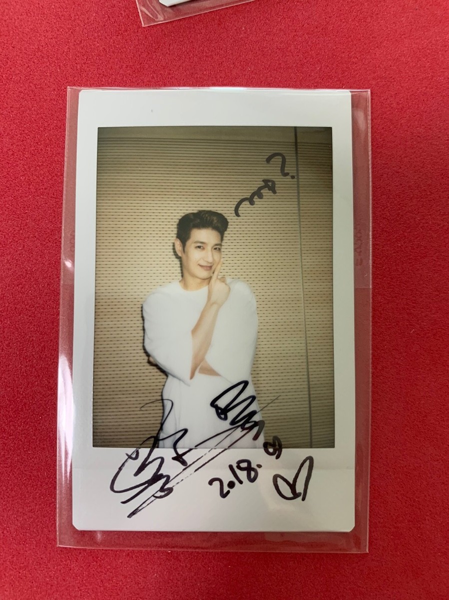 KPOP IDOL SIGNED POLAROID PHOTO Autograph signature | eBay