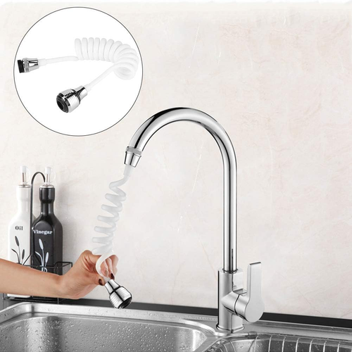 Kitchen Faucet Extender Hose, Hose for Sink Faucet Portable Retractable Water Ta - Picture 3 of 12