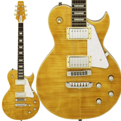 [Rare] Aria Pro II Electric Guitar PE-AE200 YG Les Paul Type Shipping From Japan