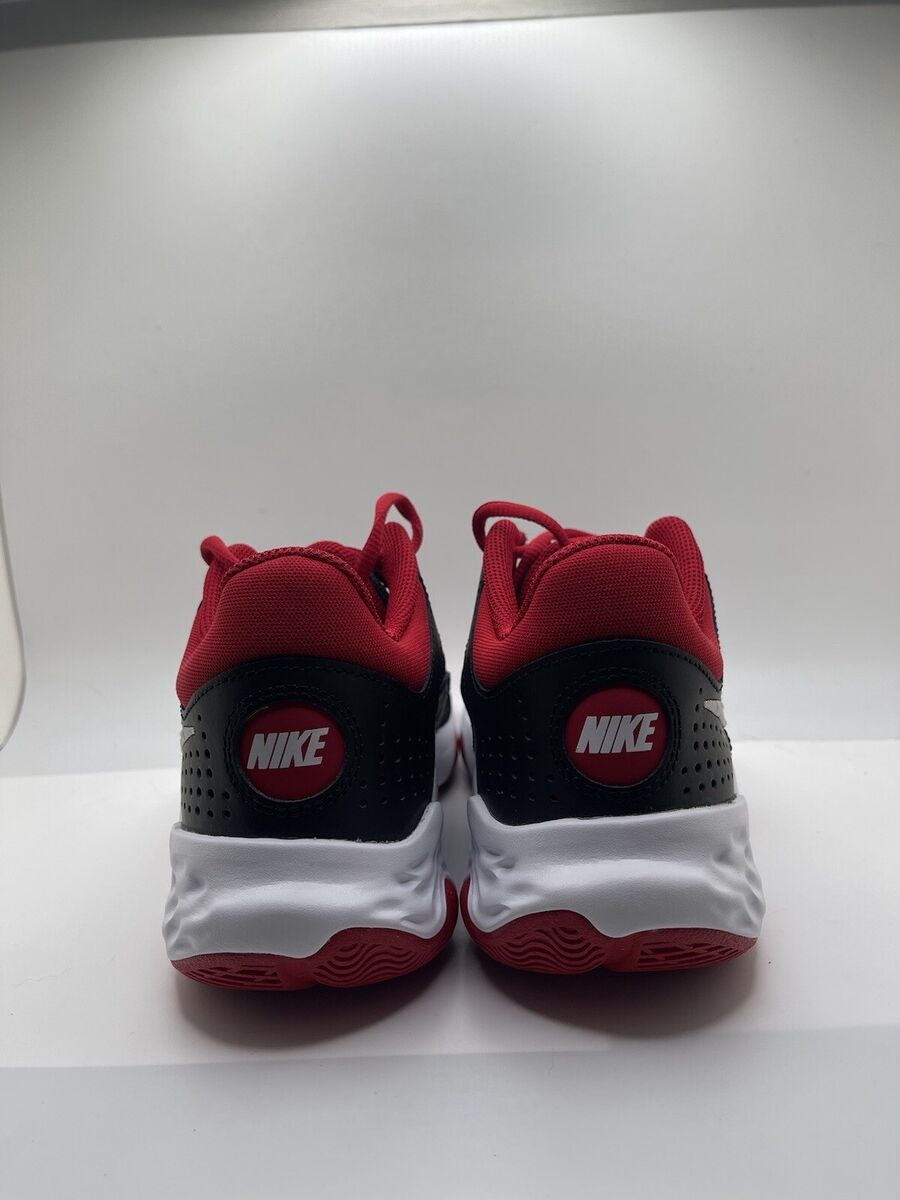 Men Nike Fly.By Mid 3 Basketball Shoes Black/White/Gym Red Men Nike Fly.By Mid 3 Basketball Shoes Black/White/Gym Red