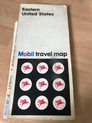 Mobil travel Map, Eastern United States